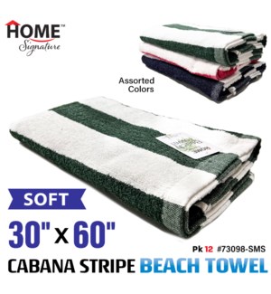 Beach Towel Cabanna 30x60"