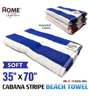 Beach Towel Cabanna 35x70"