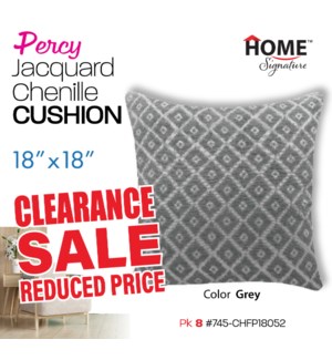 Decorative Cushion 18x18" Percy-Grey