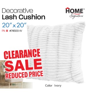 Decorative Cushion 20x20" Lash-Ivory