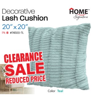 Decorative Cushion 20x20" Lash-Teal