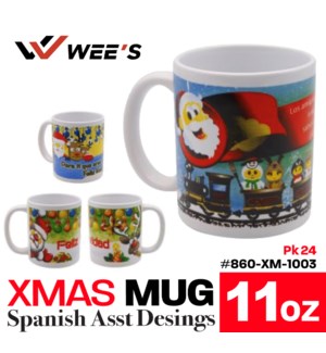 Ceramic Mug 11oz Spanish Xmas Design