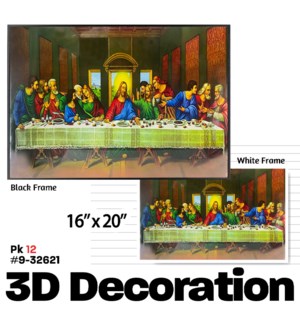 16" x 20" 3D Decoration - Assorted Religious Designs CP12