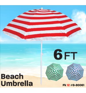 6Ft Beach Umbrella