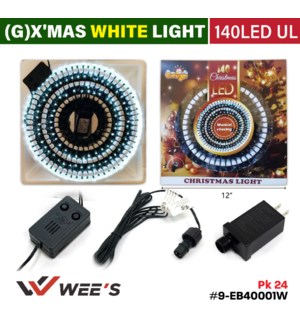 Christmas Lights140LED UL White