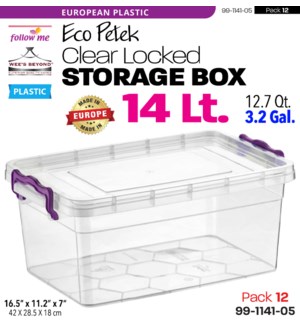 Plastic Storage Box 14Lt.