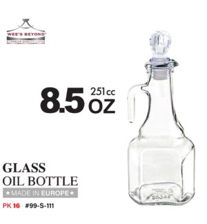 8.5oz Pearl Oil Glass Bottle CP-16