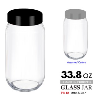 Glass Jar 33.8oz