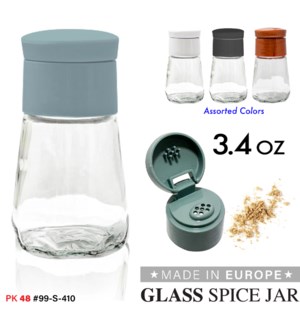 3.4oz Prism Glass Saltshaker CP-48