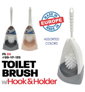 Toilet Brush Holder Open - Asst Colors