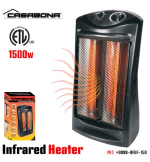 Infrared Heater Black