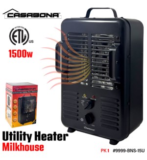 Utility Heater Milkhouse Black