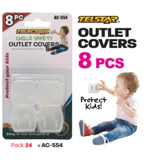 Outlet Safety Cover 8pk