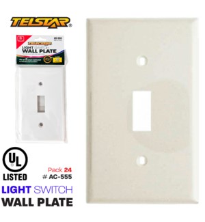 Single Switch Plate UL approved