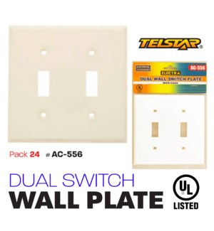 Dual Wall Switch Plate UL approved