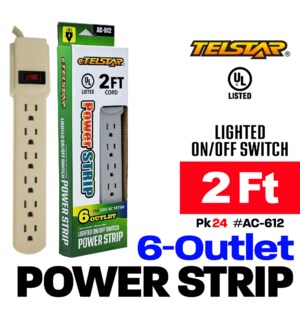 6 Outlet Power Strip, UL