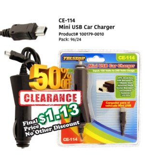 Mini-Usb Car Charger