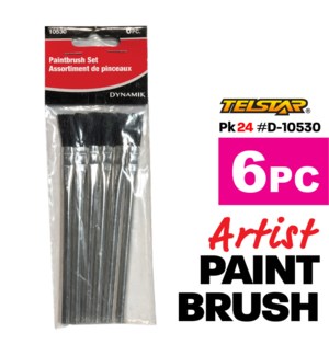 6 PC PAINT BRUSH SET