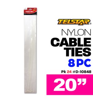 Cable Ties 20" 8Pc