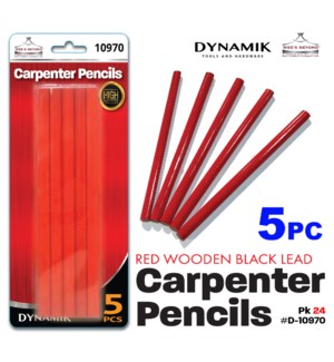 Carpenter Pencils 5Pc