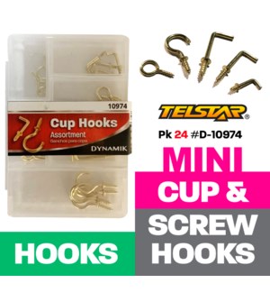 Screw Hook Assortment 26Pc