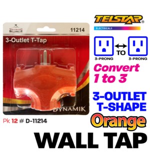 Adapter T-shaped Outlet Tap