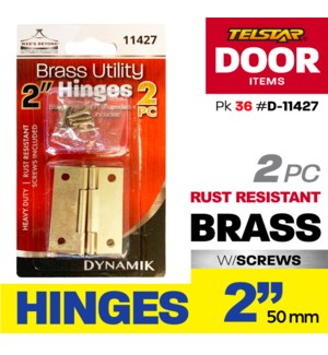 Brass Hinge 2Pc 2'' 50mm