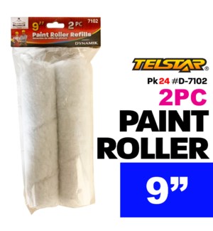 Paint Roller 2Pc 9"