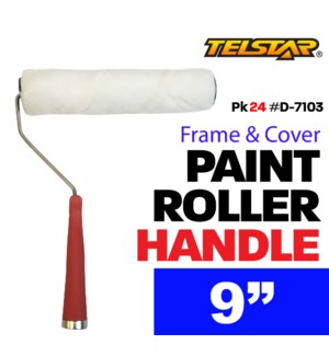 Paint Roller w/Cover 9"