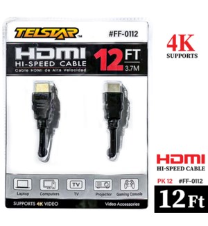 HDMI Cable High-Speed 12ft