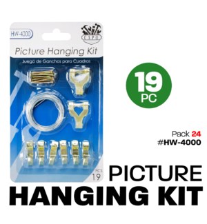 Picture Hanging Kit 19pc