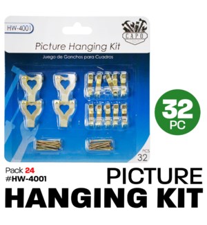 Picture Hanging Kit 32pc