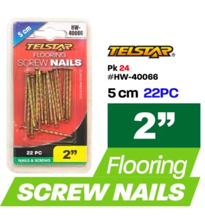 Screw Nails Flooring 2" 22Pc