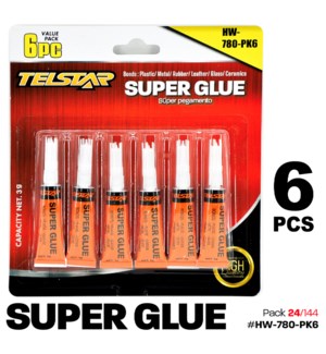 Super Glue 6PK