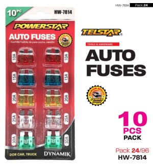 Fuses Auto 10pc