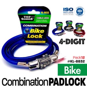 Lock Bike 4-Digit Combination