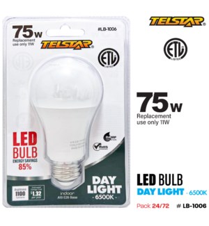 Light Bulb Daylight LED 75W