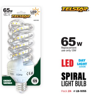 Spiral light bulb LED 13W (65W)