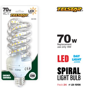 Spiral light bulb LED 14W (70W)