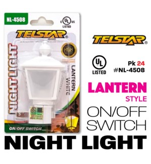 White Lantern Nite Light