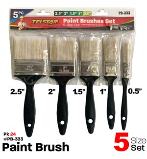 Paint Brush Set of 5