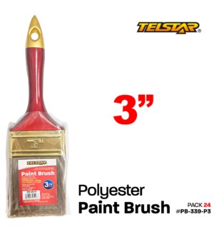 Paint Brush Polyester 3"