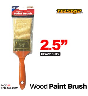 Paint Brush Heavy Duty Wooden handle 2.5"