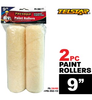 Paint Roller Cover 9“ 2PK