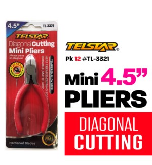 Plier Diagonal Cutting 4.5"