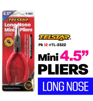 Pliers Mini Long Nose 4.5"