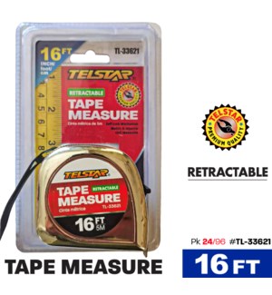 Tape Measure 16 Ft