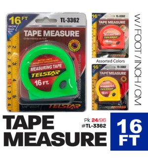 Tape Measure 16 Ft