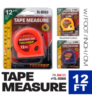 Tape Measure 12 Ft