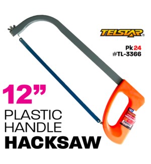 Hacksaw Plastic Handle 12"